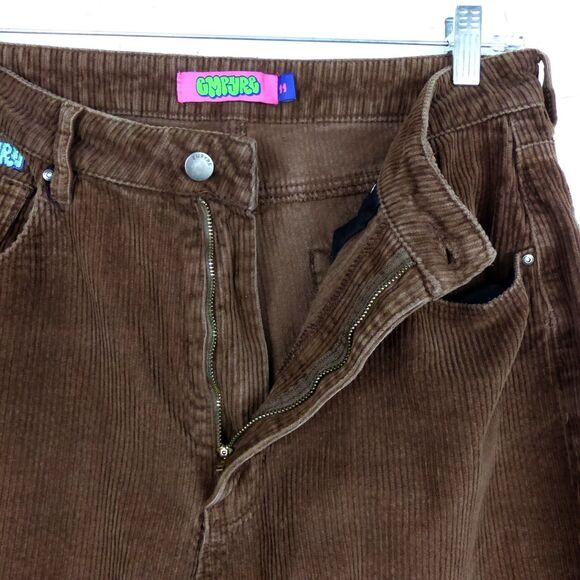 Empyre Pants Womens 11 Brown 32x29.5 Corduroy Loose Baggy Tori Carafe Skate Y2K - Picture 9 of 14